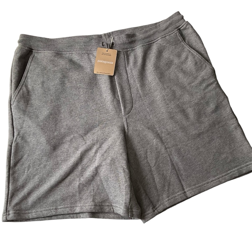 PATAGONIA Shorts MAHNYA Fleece Noble Grey Mens Size XL New